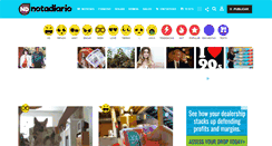 Desktop Screenshot of notadiario.com